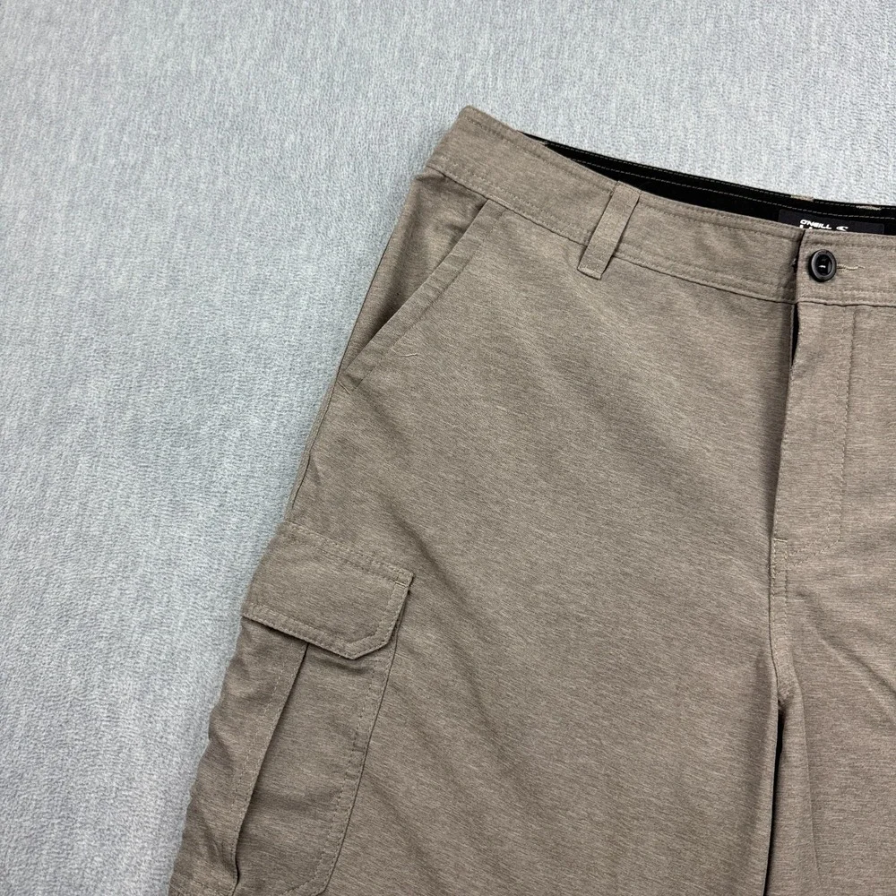 O'Neill Shorts Mens 36 Brown Cargo Hybrid 10
